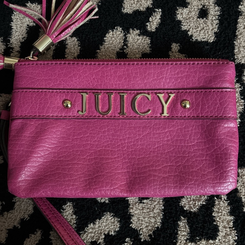 Juicy Couture Fuchsia Wristlet